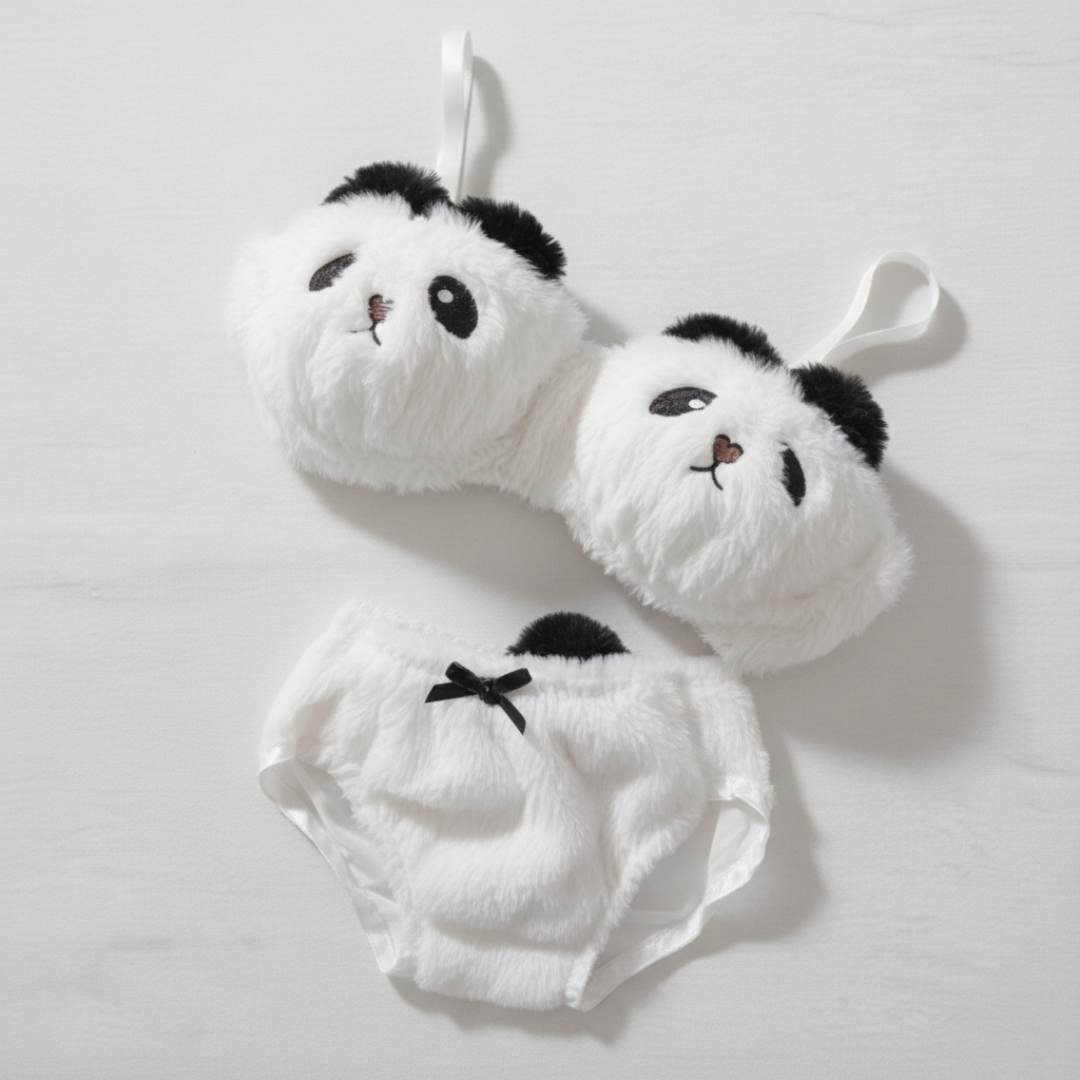 Panda Peluş Set