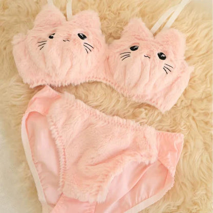 Pembe Kedi Peluş Set